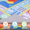 Dywan Mata Edukacyjna Luogort Kids Litery Mapa 230x160 cm  motyw alfabetu