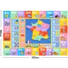 Dywan Mata Edukacyjna Luogort Kids Litery Mapa 230x160 cm  motyw alfabetu