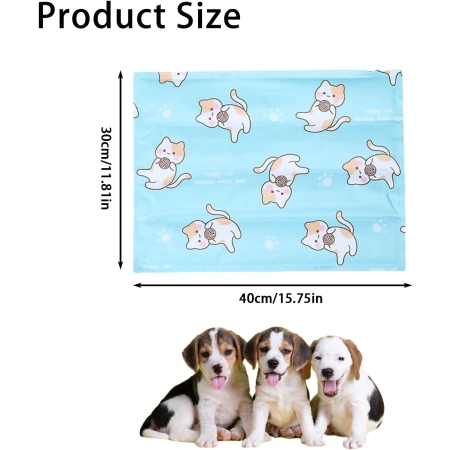 Mata chłodząca PLUSHCEWT 30 x 40 cm samozagładzająca dla psów i kociąt