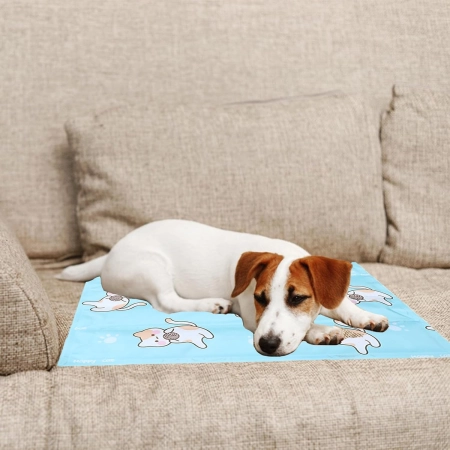 Mata chłodząca PLUSHCEWT 30 x 40 cm samozagładzająca dla psów i kociąt