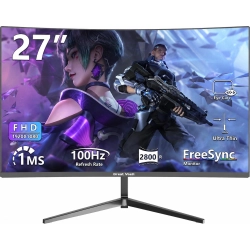 Monitor do gier Great Voell Curve 27 cali 1080P 100Hz FreeSync HDR HDMI VGA