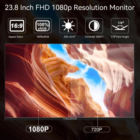 Monitor LED Thinlerain HD-238 24 cali 1920x1080 px IPS