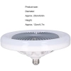 Wentylator sufitowy Riuulity cichy silnik 30W E27 do sypialni
