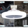 Wentylator sufitowy Riuulity cichy silnik 30W E27 do sypialni