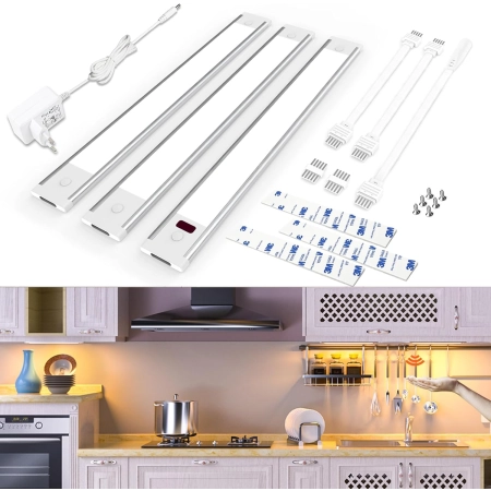 Oświetlenie podszafkowe Wobsion 42 cm 2 sztuki 18W 4000K LED