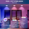 Oprawa sufitowa DUSKTEC RGB biały zimny Bluetooth 70-85mm