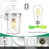 Lampa Zewnętrzna LAMOMO LED Czujnik Ruchu Wodoodporna Na Ścianę Biała
