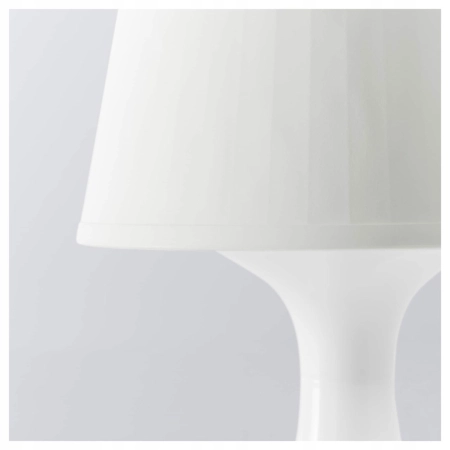 Lampa stołowa Ikea Lampan biały 40 W kompaktowy design
