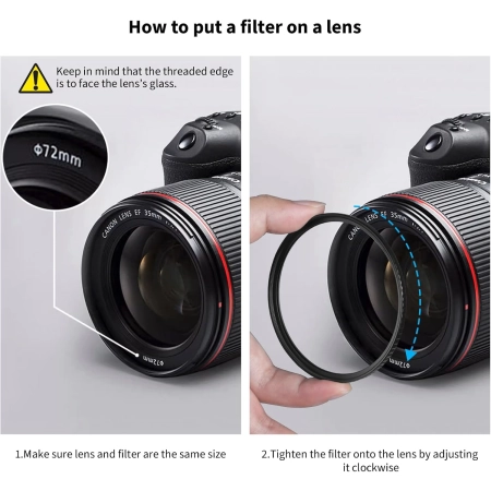 Filtr UV Ultra Slim 72mm Wielowarstwowy Ochronny Aparatex