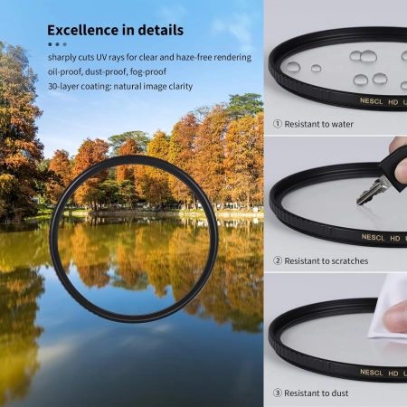 Filtr UV Ultra Slim 72mm Wielowarstwowy Ochronny Aparatex