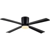 Wentylator sufitowy NEWDAY 122cm LED z lampą pilot DC czarny 4 łopatki