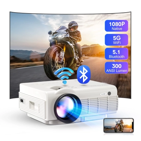 Projektor Yezmek V7 LED 1080P Full HD 12000 lumenów 4k TVBox Android PS5