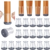 Nakładki filcowe na krzesła X-Small Round Transparent 13-22.9 mm 32 sztuki