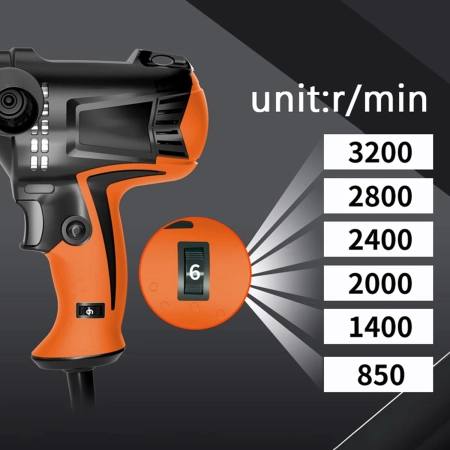 Zestaw do polerowania HILDA LB125A 980W 850-3200 obr/min