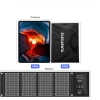 Ładowarka Słoneczna ELECAENTA 60W ETFE 3 Porty USB Wodoodporna Przenośna