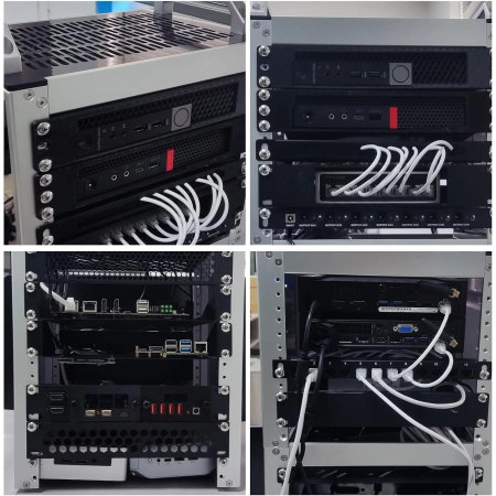 Szafa serwerowa GeeekPi DeskPi RackMate T2 8U 10 cali do Sieci Audio Wideo
