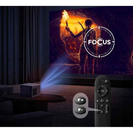 YEZMEK Projektor 4K korekcja ostrości 20000L Native 1080P 5G WiFi