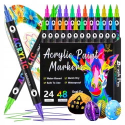 Mazaki Foxflex 12 szt  24 kolWysoka Jakość Profesjonalne Rysowanie Kolorowe