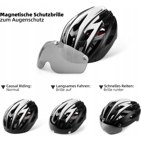 Kask rowerowy Shinmax HT-19 M/L Lekki i wygodny dla bezpieczeństwa