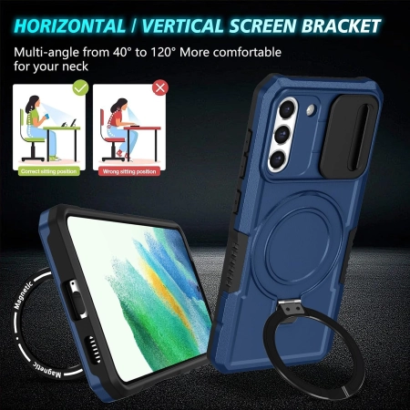 Etui ochronne Samsung Galaxy S21 FE niebieski ochrona przed upadkiem
