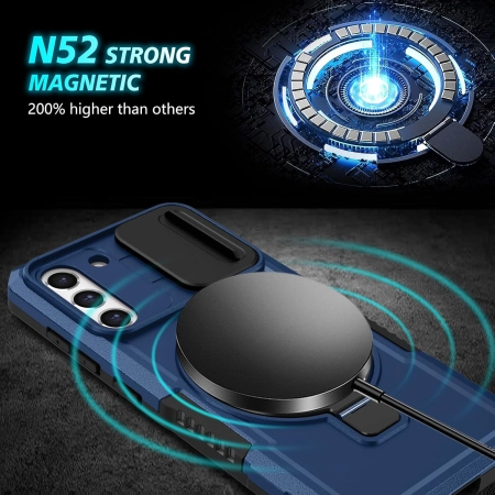 Etui ochronne Samsung Galaxy S21 FE niebieski ochrona przed upadkiem