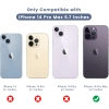 Etui Maxdara iPhone 14 Pro Max Czerwone z obrotowym pierścieniem 360 stopni