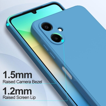 Etui Samsung Galaxy A05s 4G Niebieskie Ochronne Silikonowe 6.7 cali