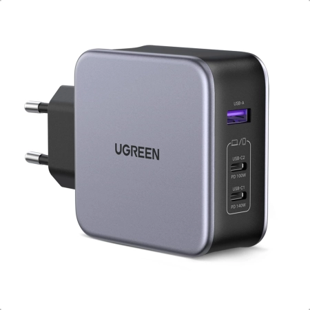 ŁADOWARKA SIECIOWA UGREEN CD289 2X USB-C 1X USB-A SZYBKIE ŁADOWANIE