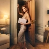 Kopertówka Miss Lulu Elegancka skórzana różowa kompaktowy rozmiar
