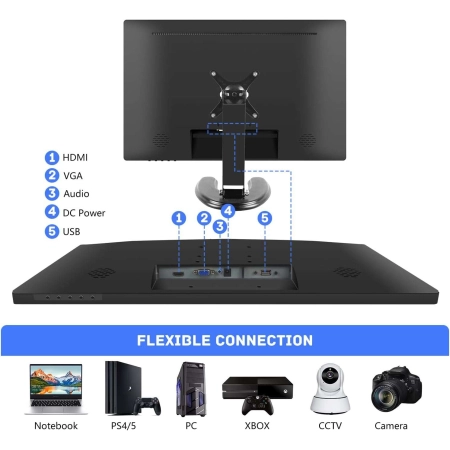 Monitor dotykowy 24'' IPS Full HD HDMI VGA USB ekran dotykowy Prechen