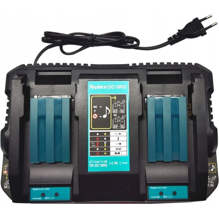 Ładowarka DC18RD 18V z 2 bateriami BL1830 5Ah