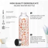 SZKLANA BUTELKA NA WODĘ 1000ML – MOTYW ŻÓŁTYCH KWIATÓW
