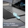 Etui Klawiatura ROOFEI Samsung Galaxy Tab S10/S9/S8 Ultra QWERTZ