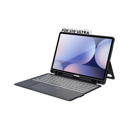 Etui Klawiatura ROOFEI Samsung Galaxy Tab S10/S9/S8 Ultra QWERTZ