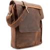 Torba na laptopa Leabags skóra naturalna z miejscem na dokumenty