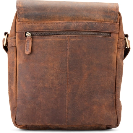 Torba na laptopa Leabags skóra naturalna z miejscem na dokumenty