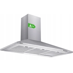 Okap ścienny Ciarra CBCS9201 srebrny 90cm wydajność 370m3/h