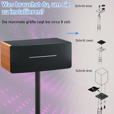 Stojaki na głośniki Uniwersalne OUUTMEE  Wysoka jakość 86-127cm
