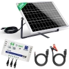 Zestaw paneli słonecznych ECO-WORTHY Monokrystaliczny 25W 12V z akcesoriami