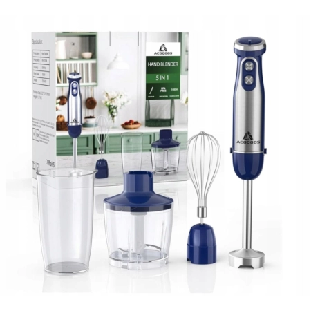Blender ręczny ACOQOOS HB-6018A4 niebieski 1000W