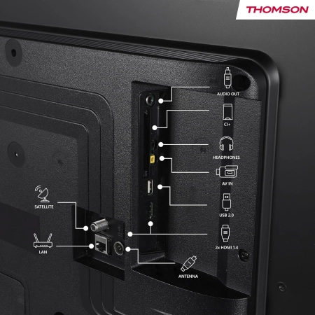 Telewizor LED Thomson 32HF2S34 czarny 32 cale HD Ready