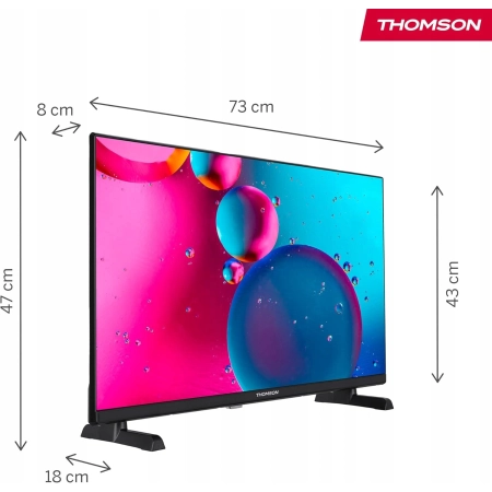 Telewizor LED Thomson 32HF2S34 czarny 32 cale HD Ready