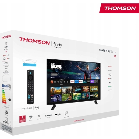 Telewizor LED Thomson 32HF2S34 czarny 32 cale HD Ready