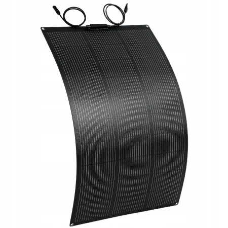HOMCOM Panel solarny 100W 18V Przenośne ładowanie solarne z 2 portami USB
