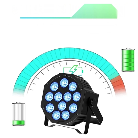 Lampa sceniczna LED ZonQoonz RGBW z funkcją timera M2997