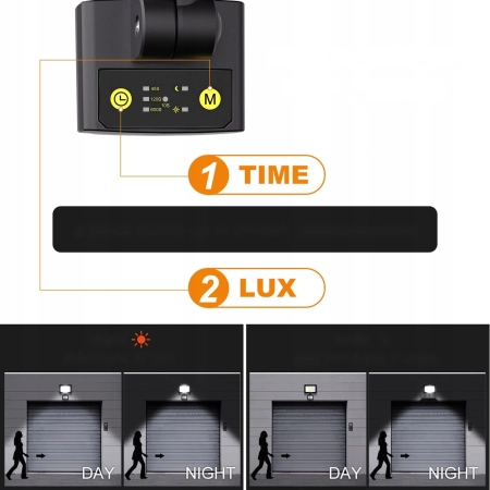 Reflektor MEIKEE FLB035 LED 35W 3000LM IP66 Z Czujnikiem Ruchu Do Ogrodu