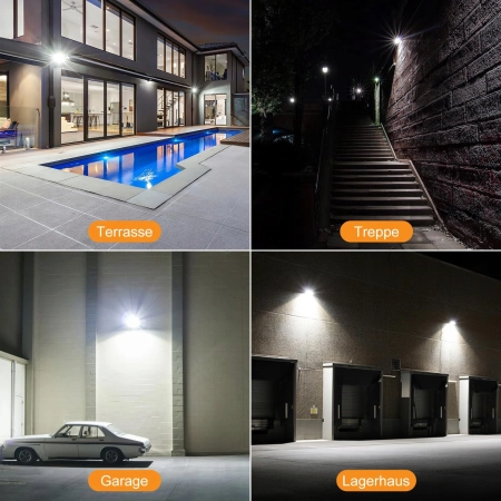 Reflektor LED MEIKEE FLB060 60W 5200LM Z Czujnikiem Ruchu IP66