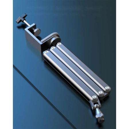 Ramię mikrofonu FULAIM Aluminiowe szare Regulowany statyw z adapterem