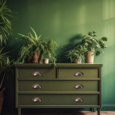 Uchwyty muszlowy Yibaijia vintage Retro-czerwony brąz do szafy styl 16szt