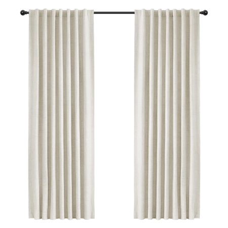 Zasłony INOVADAY 100% zaciemniające beżowe 245x140 cm 2 panele R14